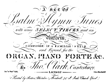 A Set of Psalm & Hymn Tunes